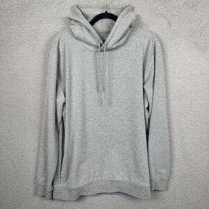 Cuts Hoodie Mens L Gray Hyperloop Pullover Hooded Sweatshirt Performance Basic
